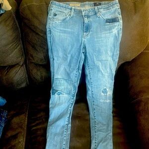 AG zip up legging ankle